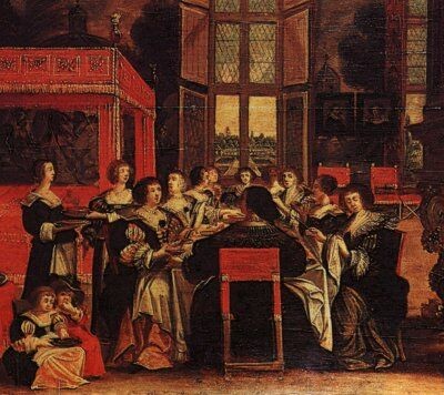 Painting of an Artisits' Salon